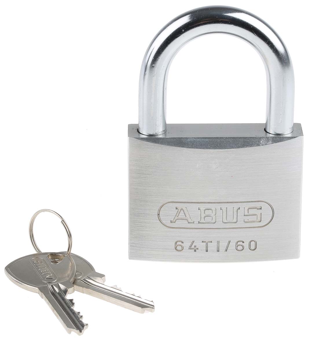 ABUS Keyed Titalium Weatherproof Padlock Weatherproof, 9.5 mm Shackle, 33.3mm Body