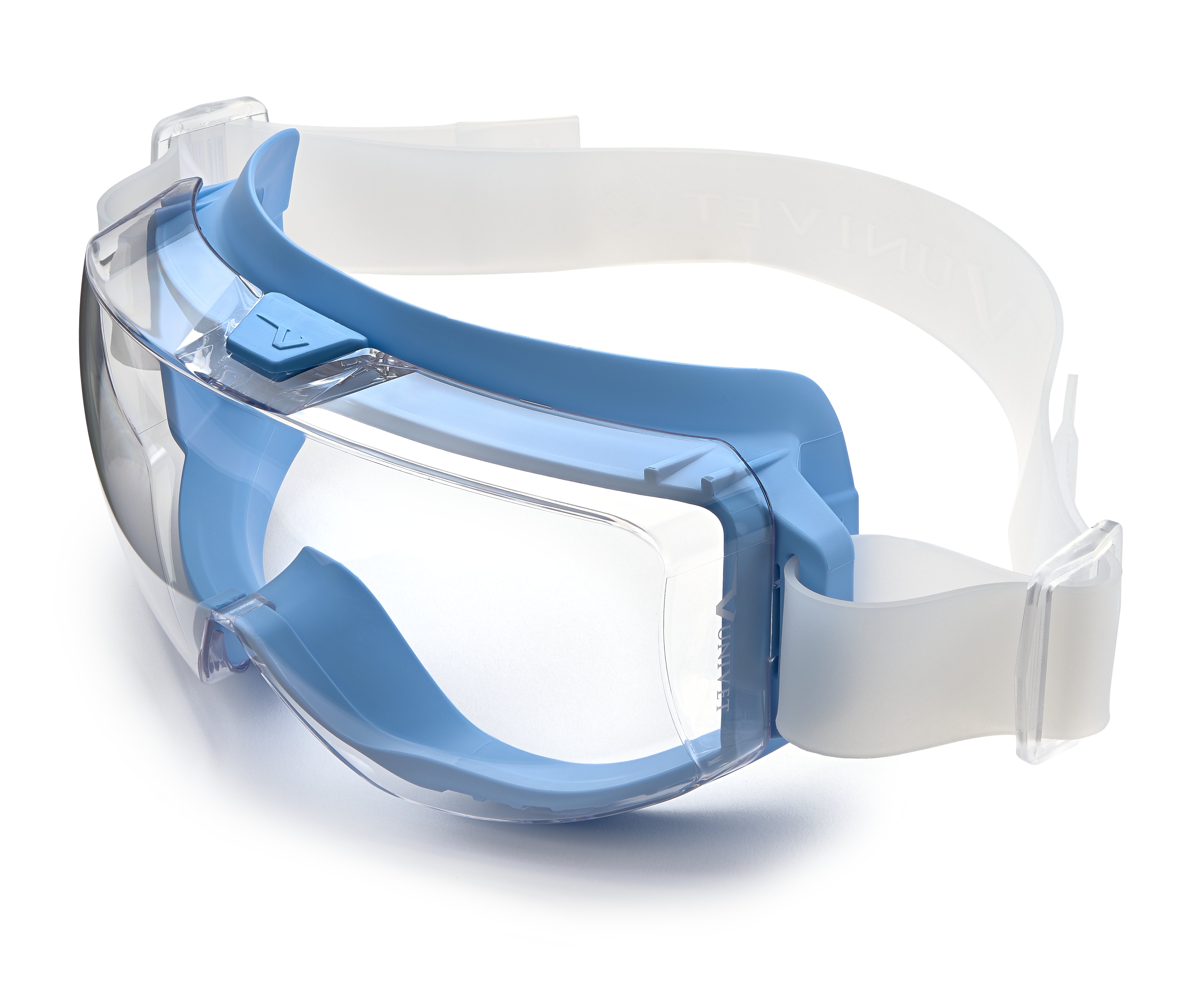 Univet 650 Splash Resistant Safety Goggles with Clear Lenses
