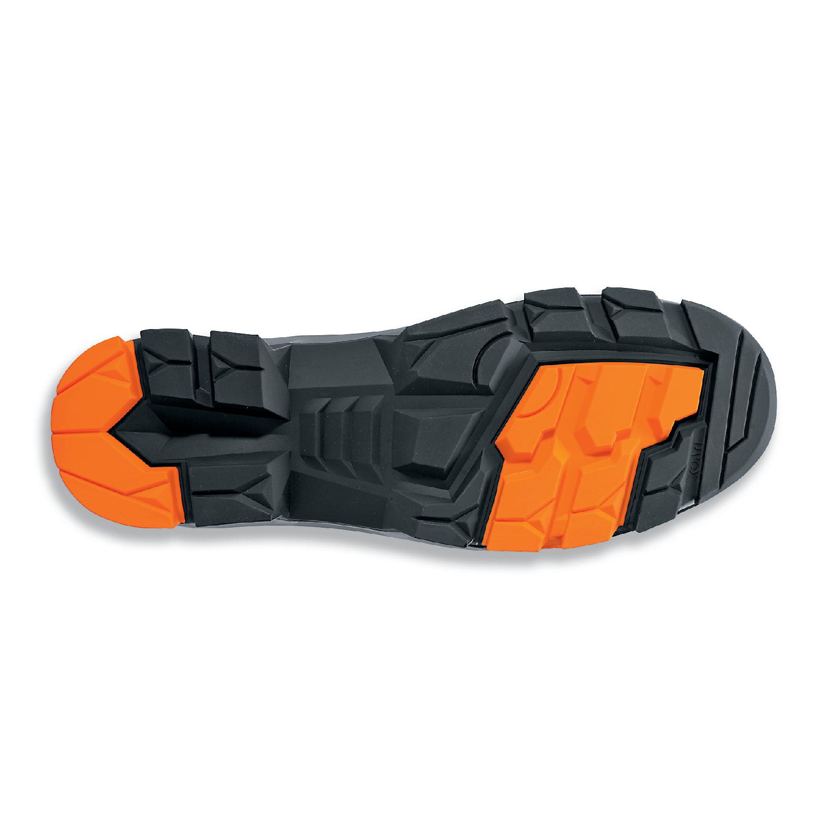 6502237 uvex Uvex 2 Unisex Black, Orange Composite Safety Trainer, UK 4, EU 37