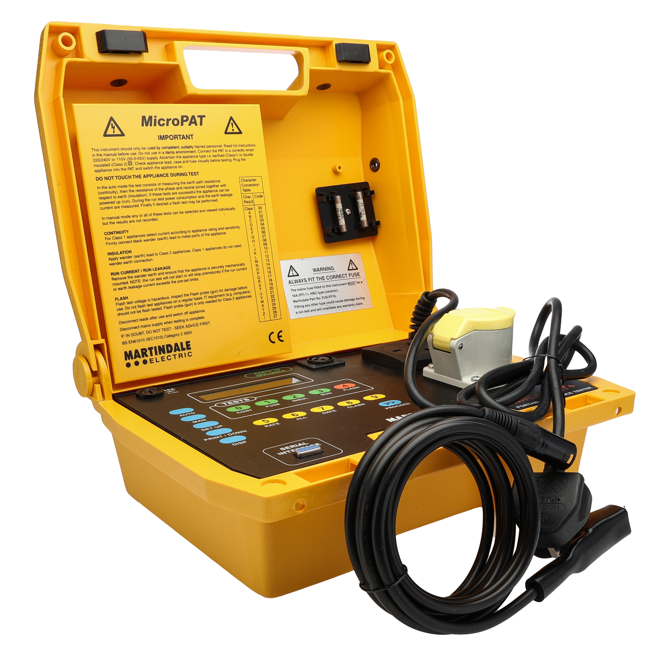 mpatplus Martindale MPATPLUS PAT Tester, Class II, Class I Test Type