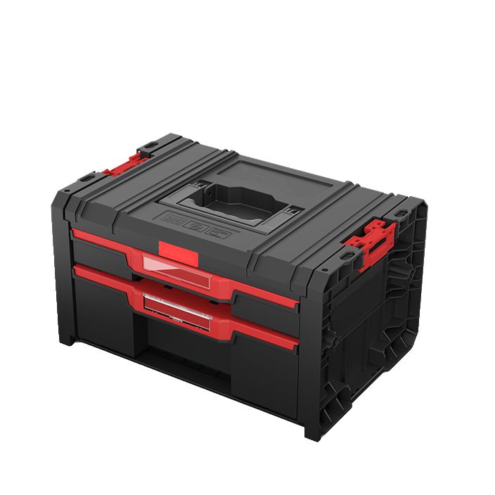 RS PRO 2 Drawer Plastic Tool Box & Tool Cases 244 mm 450 mm 310mm