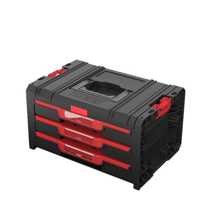 RS PRO 3 Drawer Plastic Tool Box & Tool Cases 244 mm 450 mm 310mm