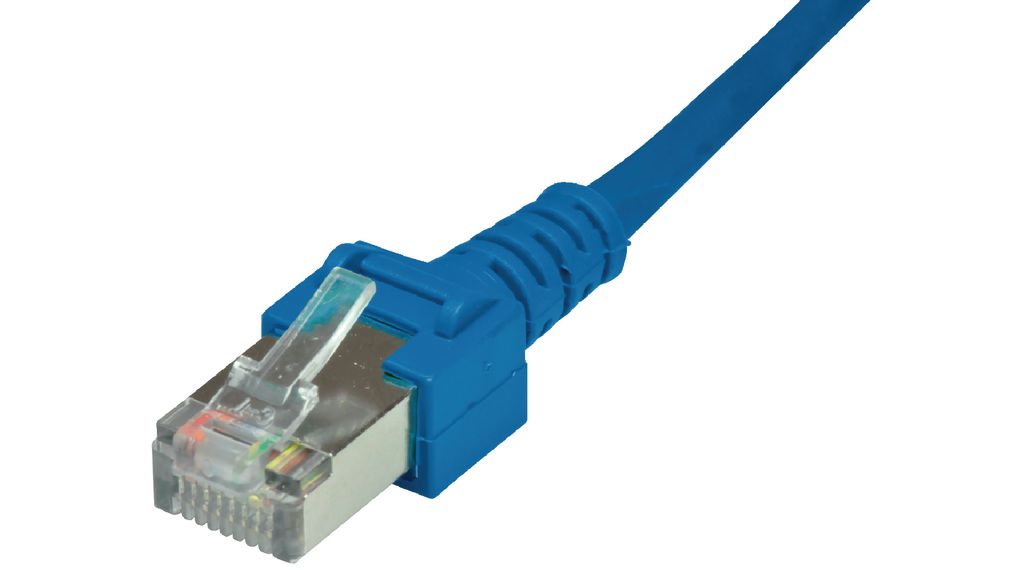 Dätwyler Cables, 10 m Cat5 Patch cable, Blue RJ45 to RJ45 Polyvinyl Chloride Sheath, S/UTP