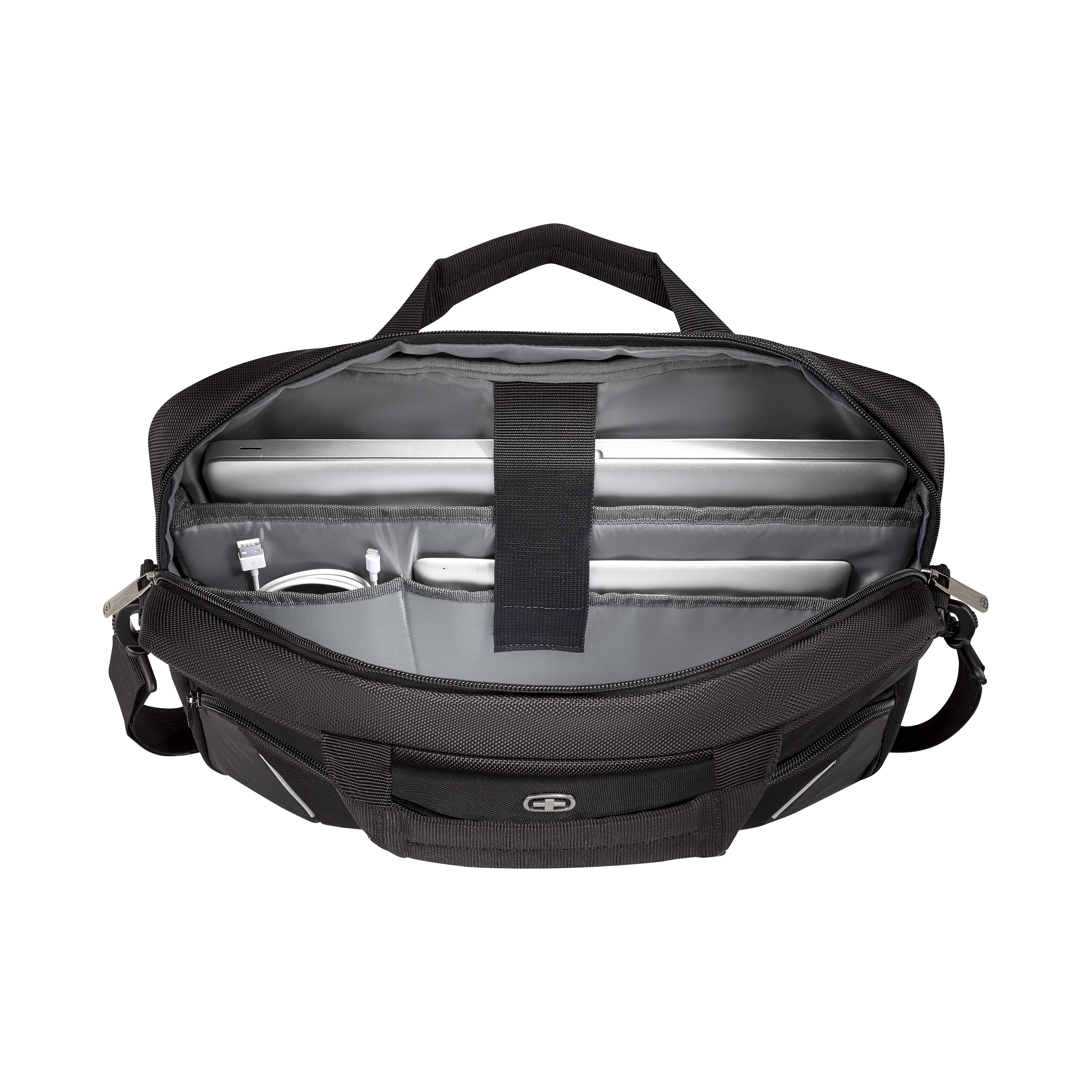 Wenger XE Compact Brief 16 in Laptop Bag, Black