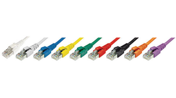65350300dy Dätwyler Cables 6535, 500 mm Cat6a Patch cable, Grey Straight to Straight, S/FTP