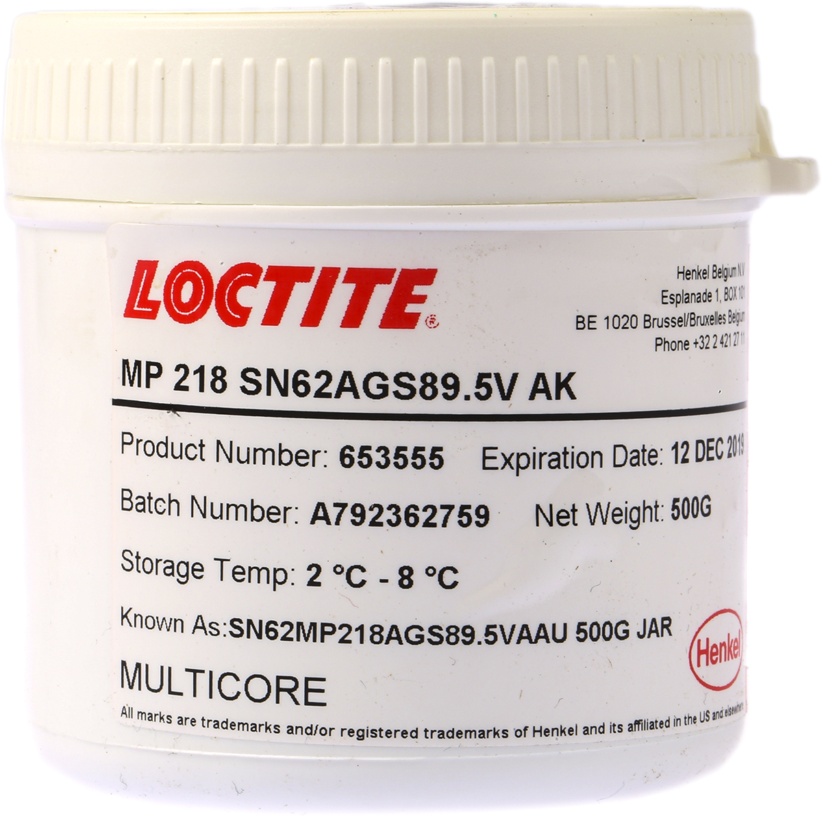 Multicore Solder Paste, 500 g Tub