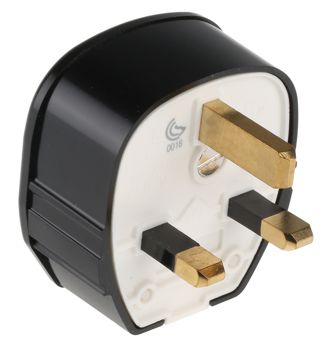 MK Electric UK Mains Plug Black, 13A, Cable Polyvinyl Chloride, 250V, Screw