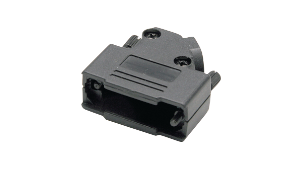 Encitech Connectors 6560 Series Plastic Straight D-Sub Backshell, 9 Way