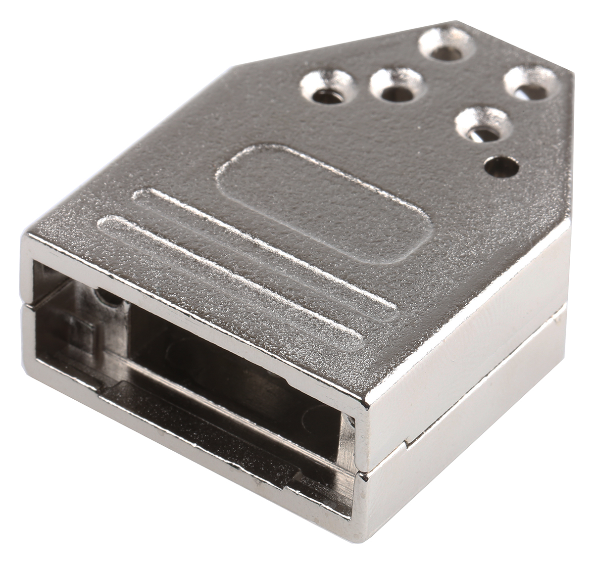 MH Connectors MHDTZI Series Zinc Straight D-Sub Backshell, 9 Way Strain Relief