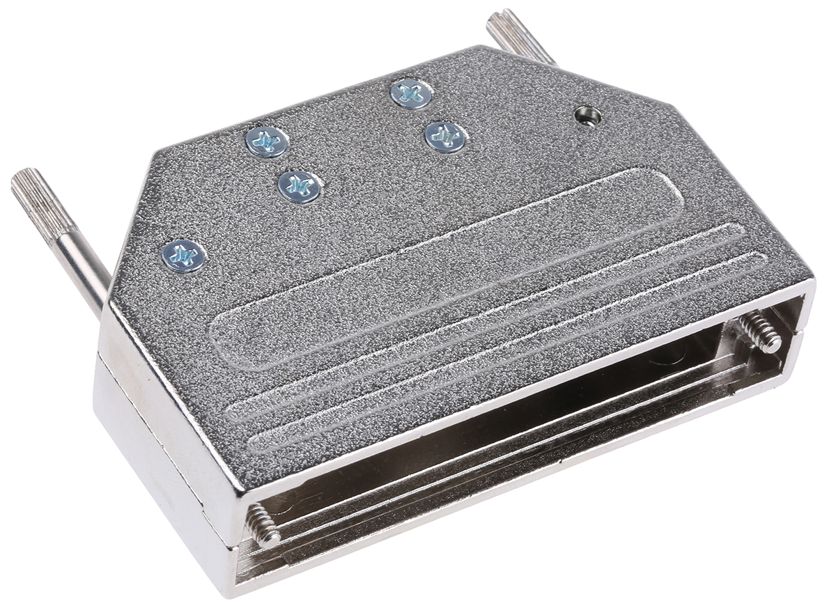 MH Connectors MHDTZI Series Zinc Straight D-Sub Backshell, 50 Way Strain Relief