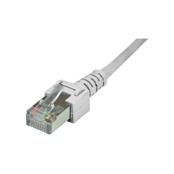 Dätwyler Cables, 5 m Cat5 Cable, Grey Straight to Male Straight Male, Tin Plated Copper Alloy Braid Polyvinyl Chloride