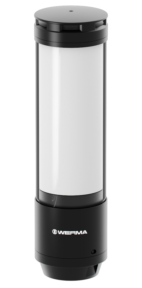 Werma eSIGN Series Multicolour Signal Tower Siren, 9 Lights 24V Base, Tube