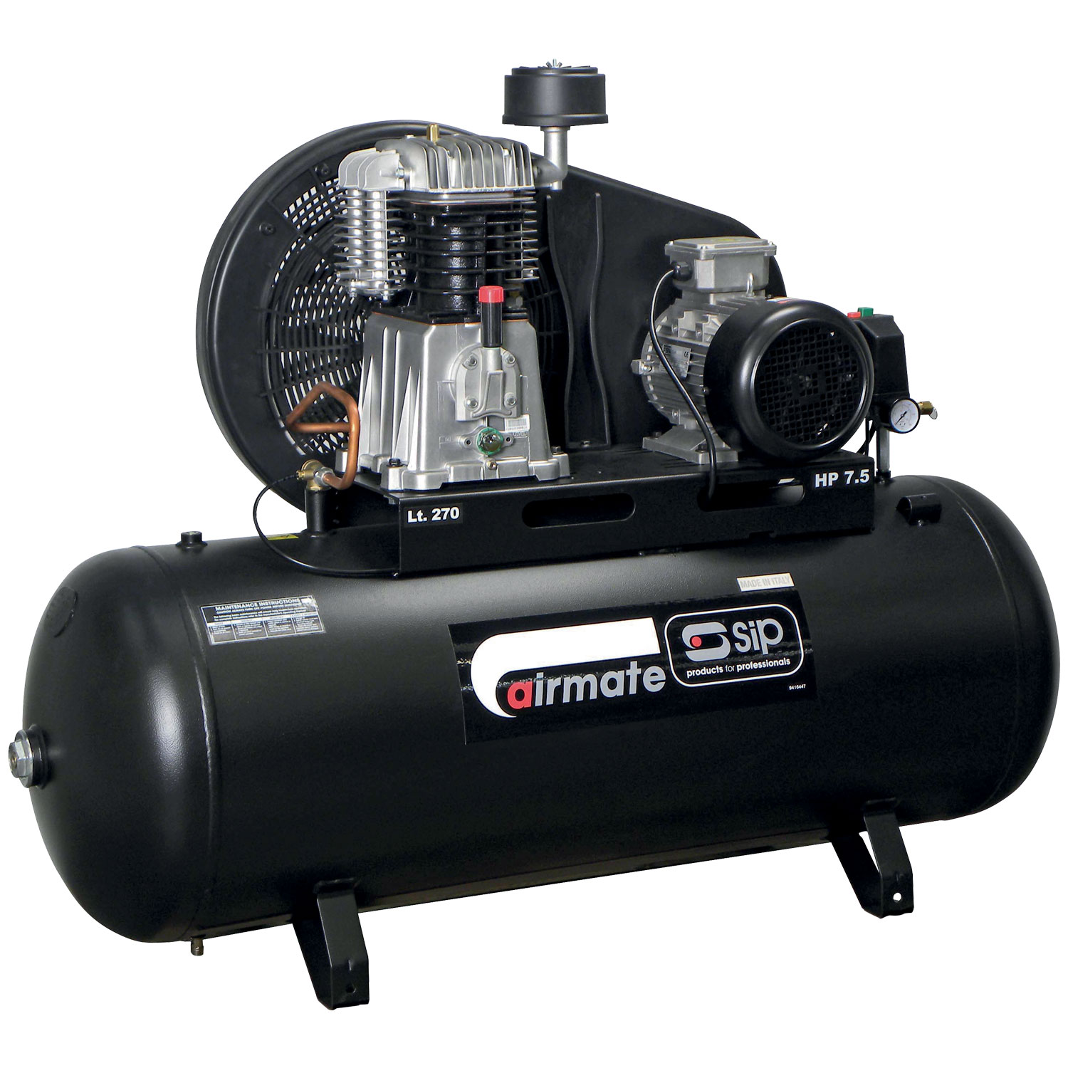 SIP Air Compressor, 10 bar, 157 kg, 270 L