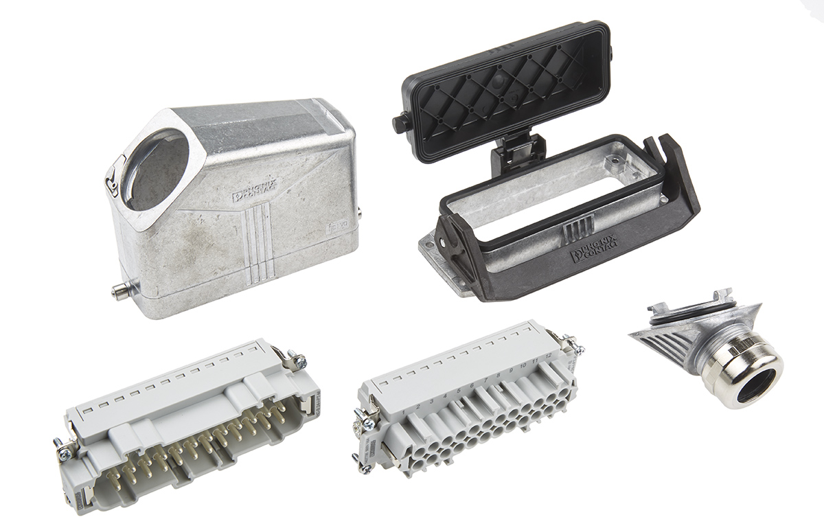 Phoenix Contact Connector Set, 24 Way, 16A, Female, Male, HC, 500 V