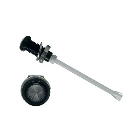 RHD-1910-F6PZ67PR Bivar, Panel Mount Vertical LED Light Pipe, Clear Round Lens