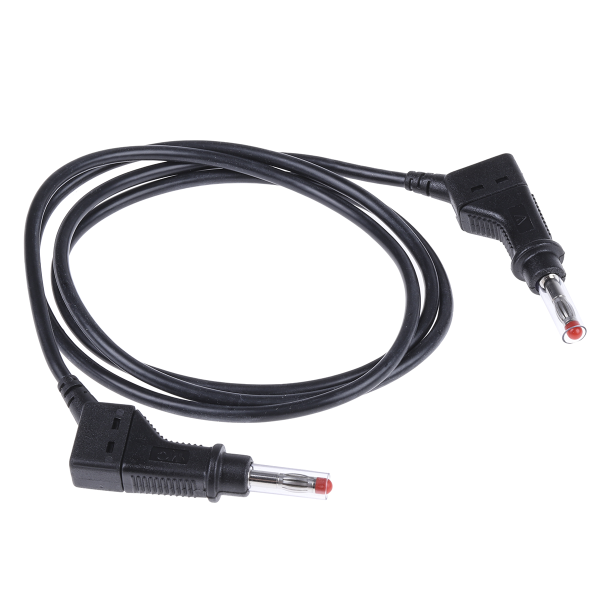 Staubli Connector Test Lead 32A, 600V, Black, 1 m Lead Length