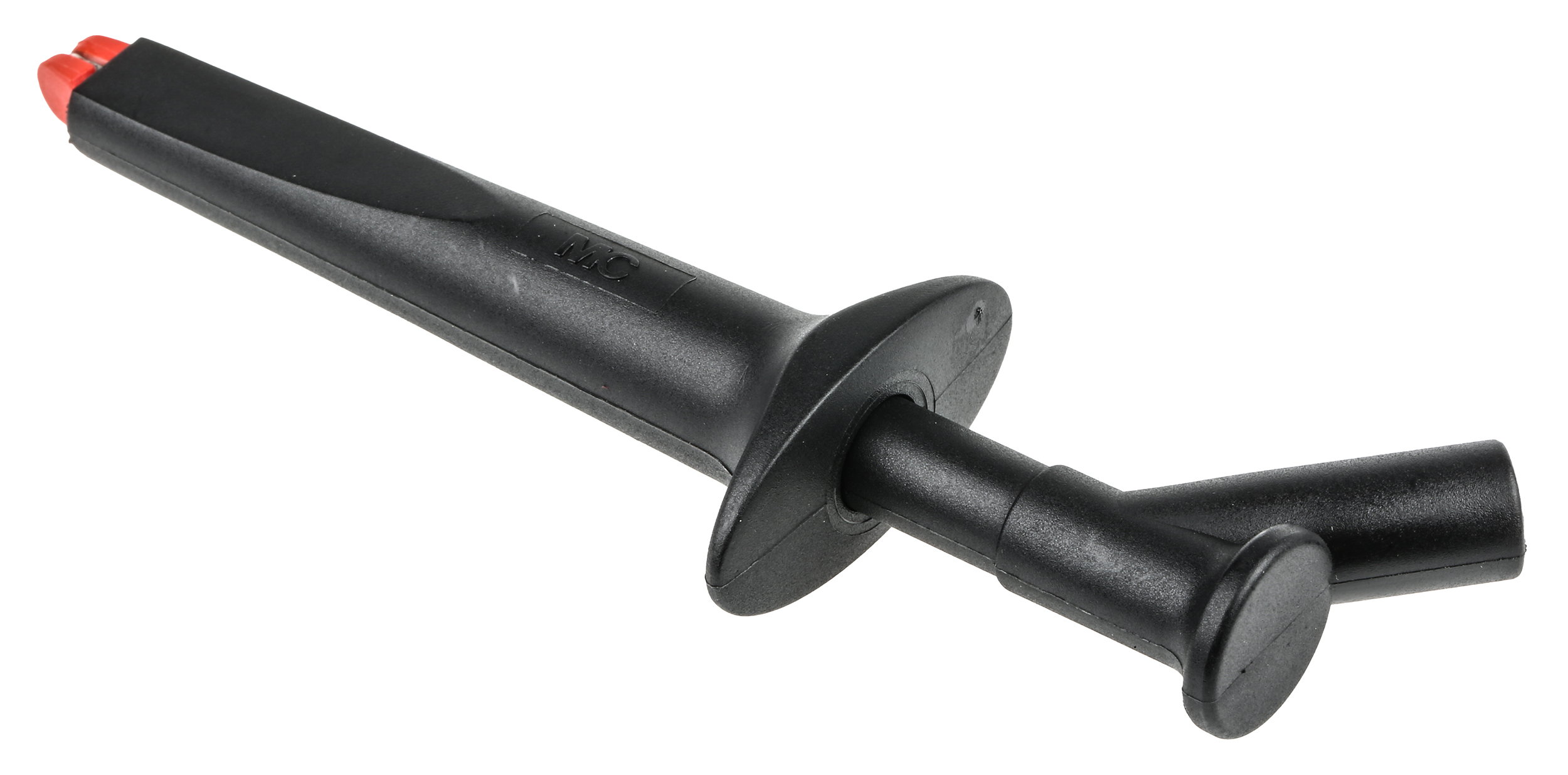669474-21 Staubli Crocodile Clip, Nickel Plated Steel Contact, Black