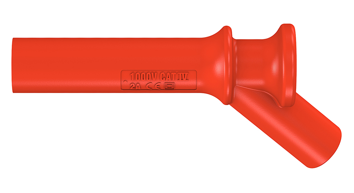 669515-22 Staubli Red Test Connector Adapter With Steel contacts and Nickel Plated