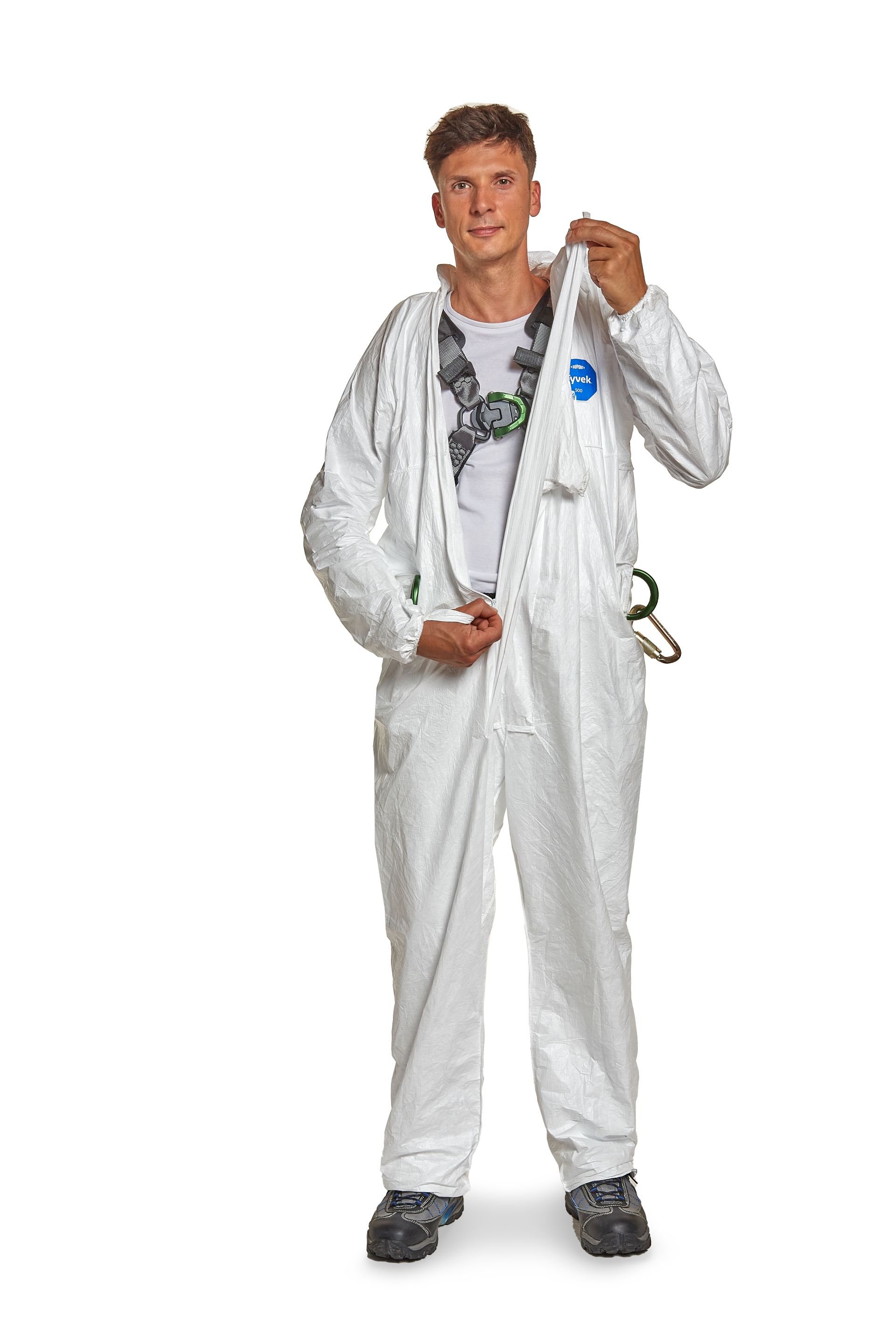 DuPont White Coverall, M