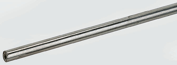 RS PRO Metal Tube, 8 mm OD, 5 mm ID, 2 m L 1.5 mm