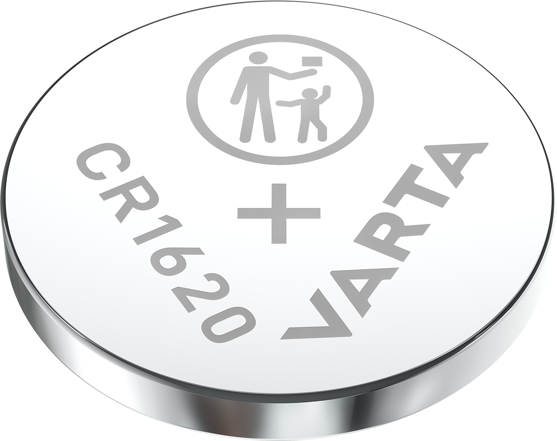 6620101402 Varta 3 V Coin Battery, 3 V, 16 mm Diameter, 2 Pack