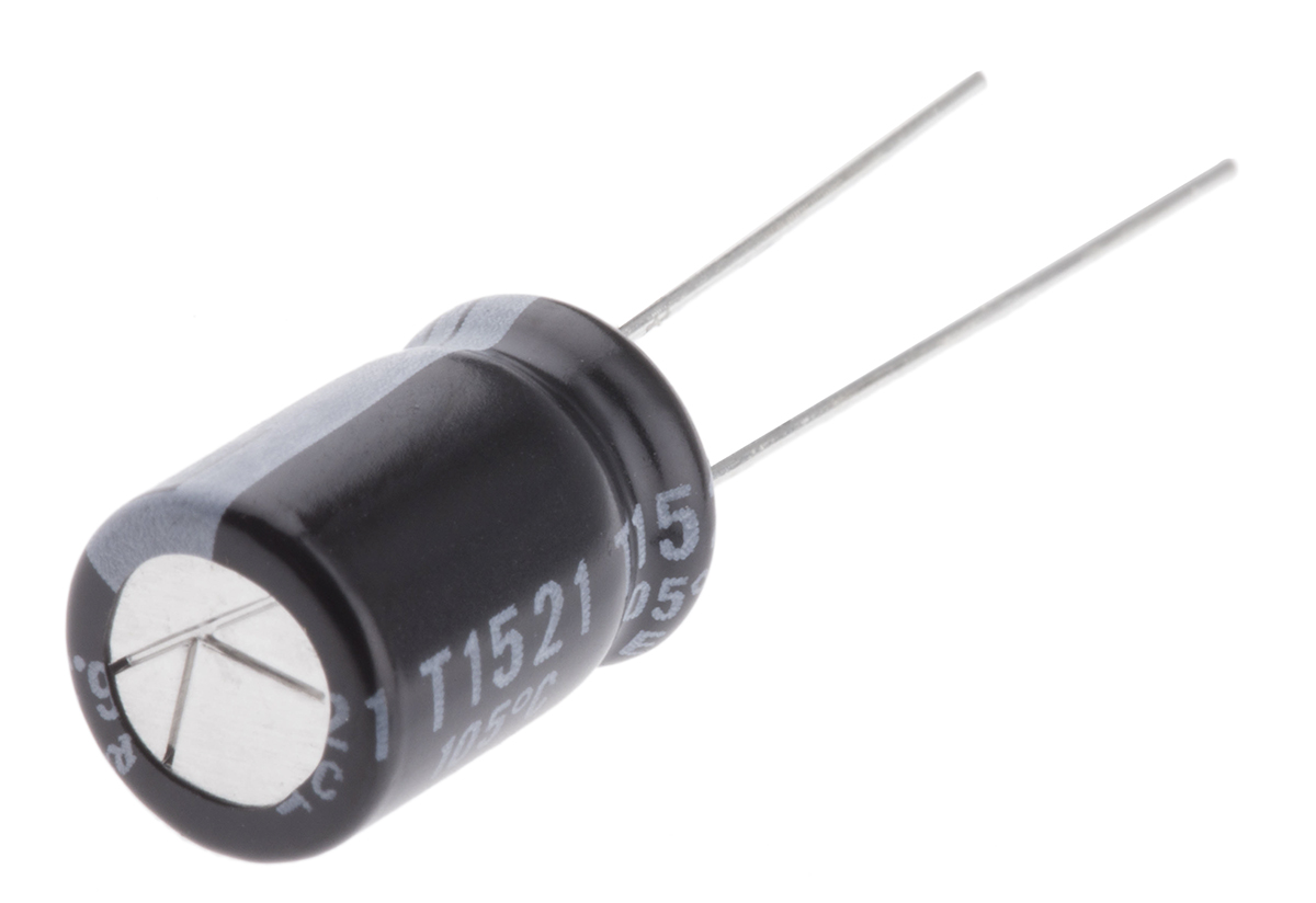 Rubycon 820μF Aluminium Electrolytic Capacitor 6.3V dc, Radial, Through Hole - 6.3ZLH820M8X11.5