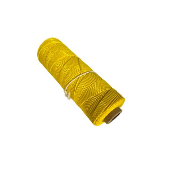RS PRO Cable Lacing Cord Yellow Nylon 1mm x 500 m