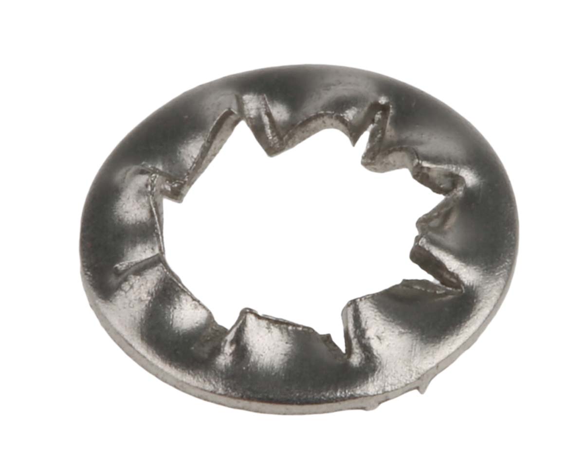 RS PRO Stainless Steel Plain Internal Tooth Shakeproof Washer, M3, DIN 6798J