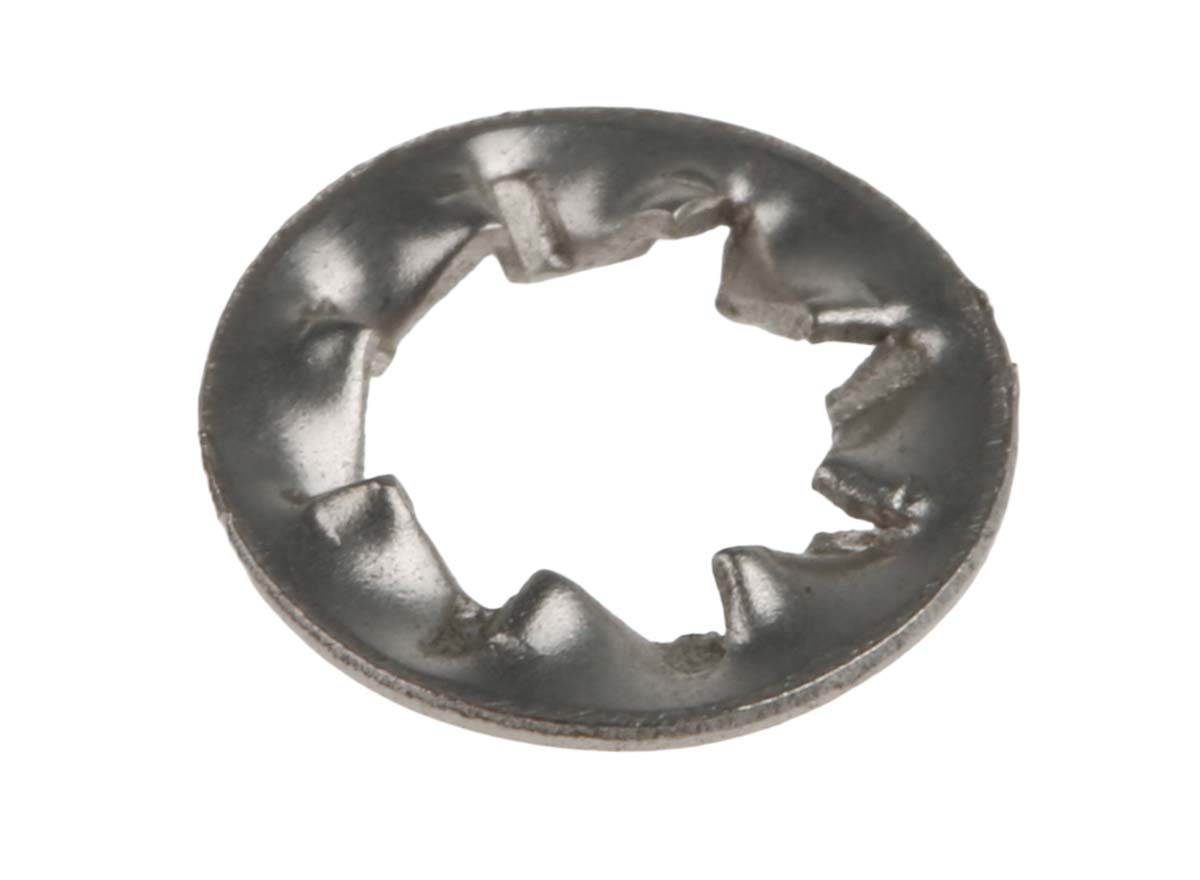 665-7299 RS PRO Stainless Steel Plain Internal Tooth Shakeproof Washer, M3, DIN 6798J