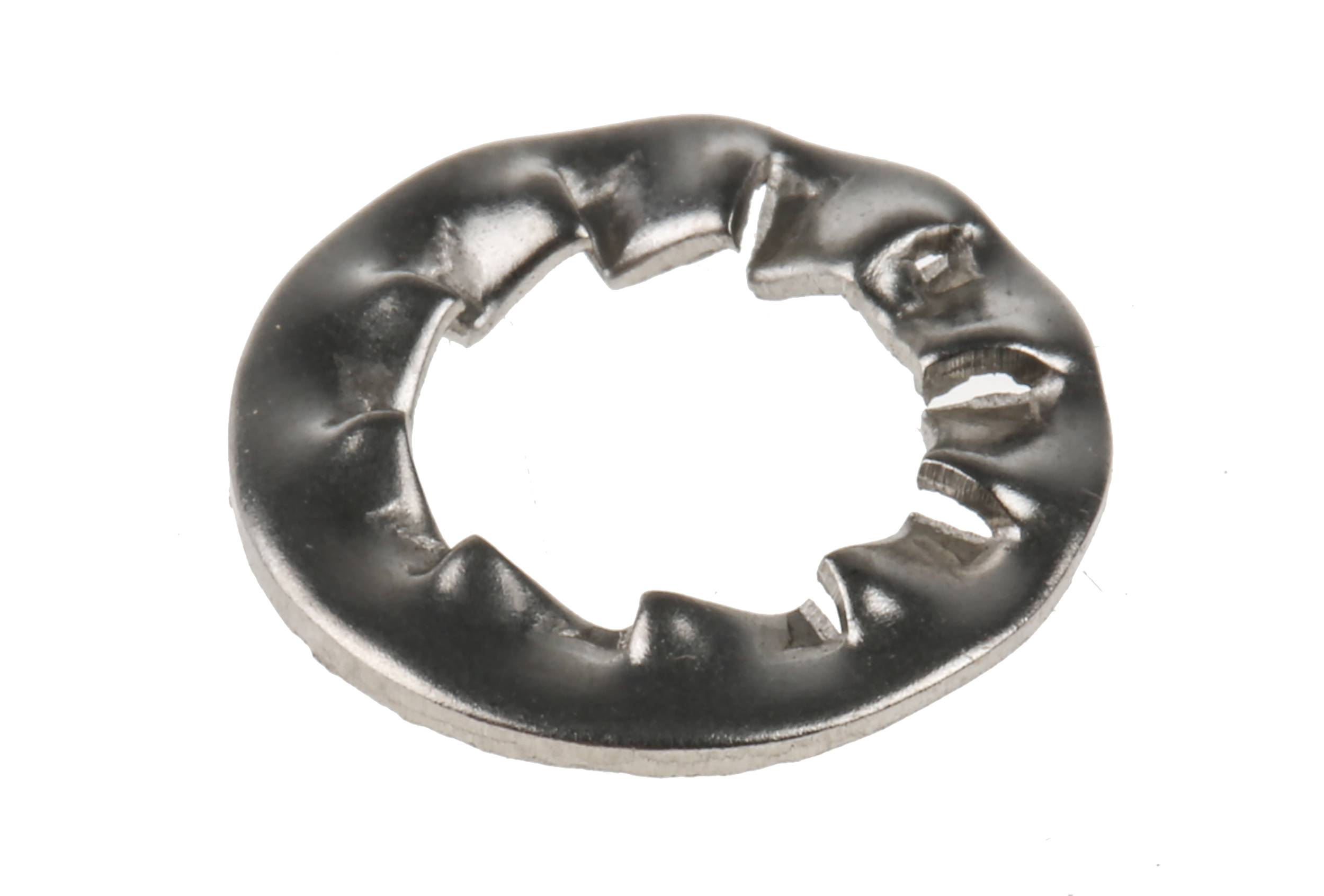 RS PRO Stainless Steel Plain Internal Tooth Shakeproof Washer, M8, DIN 6798J