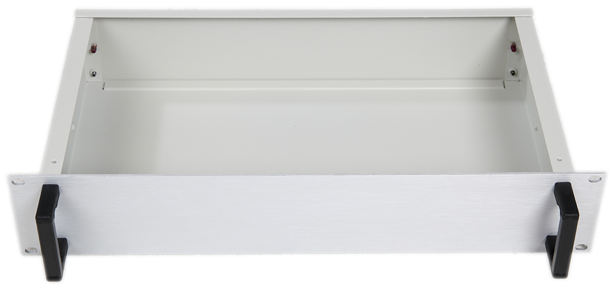 665-7668 RS PRO, 2 U 19 in Rack Mount Case RA Ventilated 250 mm, 483 mm 88 mm