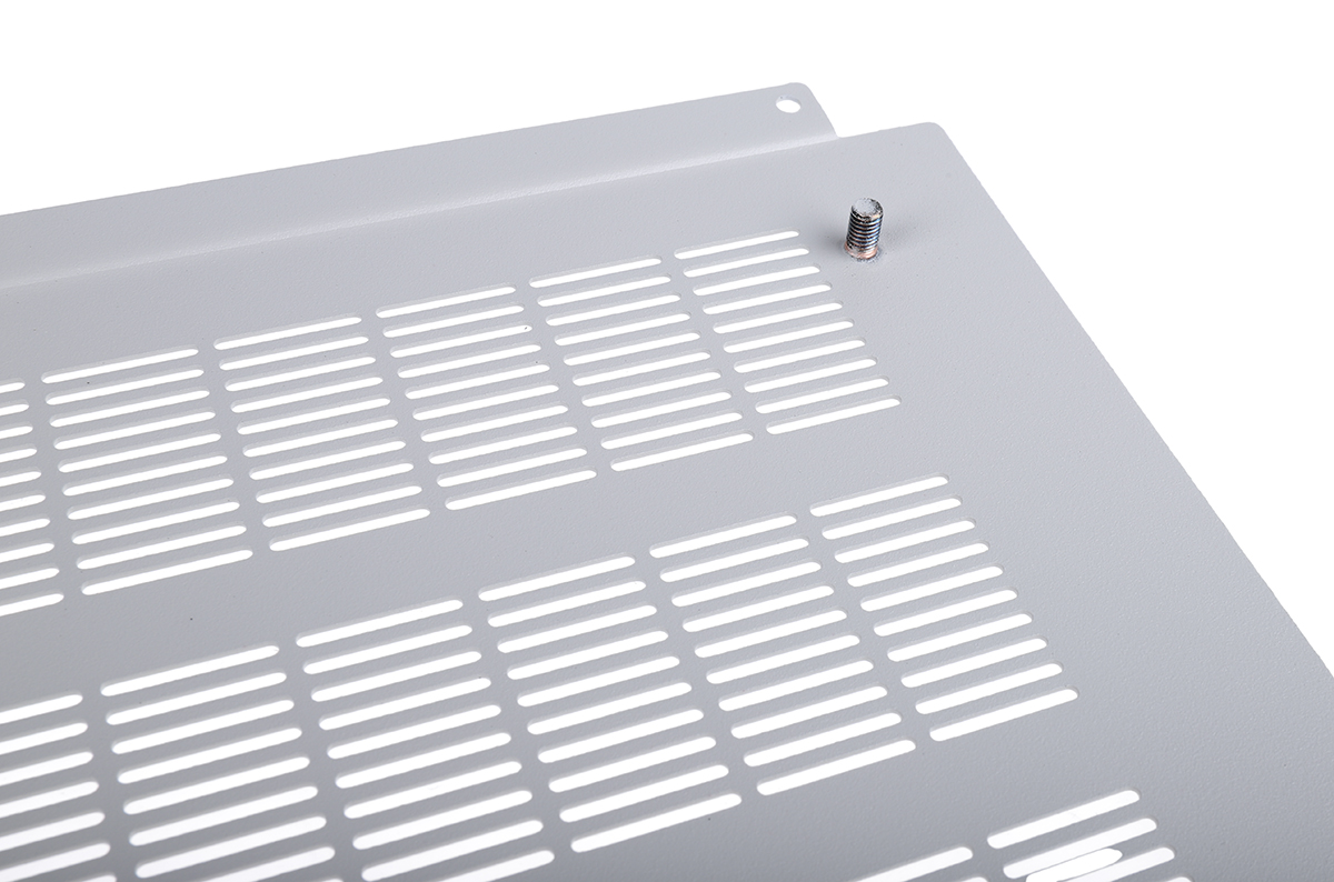 665-7703 RS PRO Grey Steel Ventilated Top Cover 423 mm 350mm