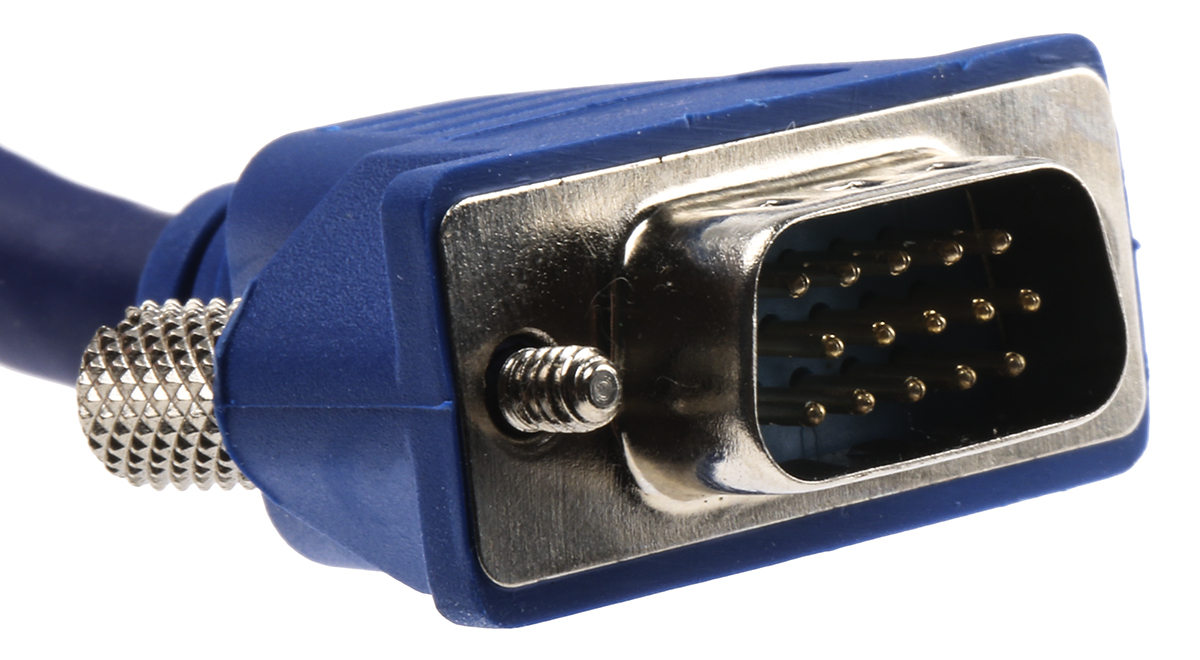 665-9541 RS PRO Male VGA to Female VGA Cable, 5 m Blue