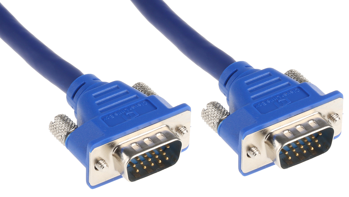 RS PRO Male VGA to Male VGA Cable, 15 m Blue