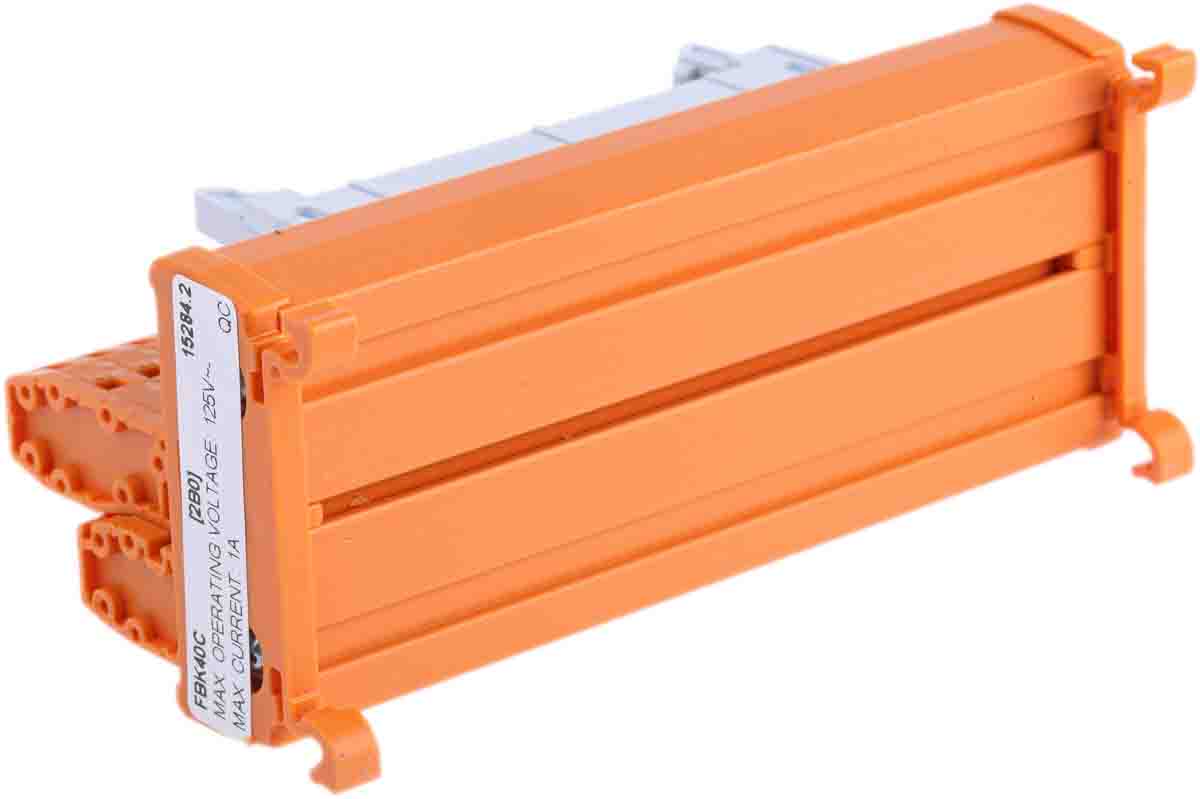 665-9670 RS PRO 40-Contact Male Interface Module, Flat Ribbon Cable Connector, DIN Rail, 1A