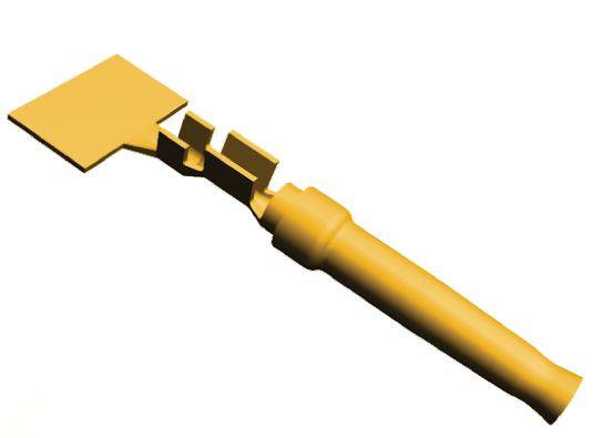 TE Connectivity, AMPLIMITE HDP-20 Series, size 20 Female Crimp D-Sub Connector Contact, Gold over Nickel Signal 24 AWG