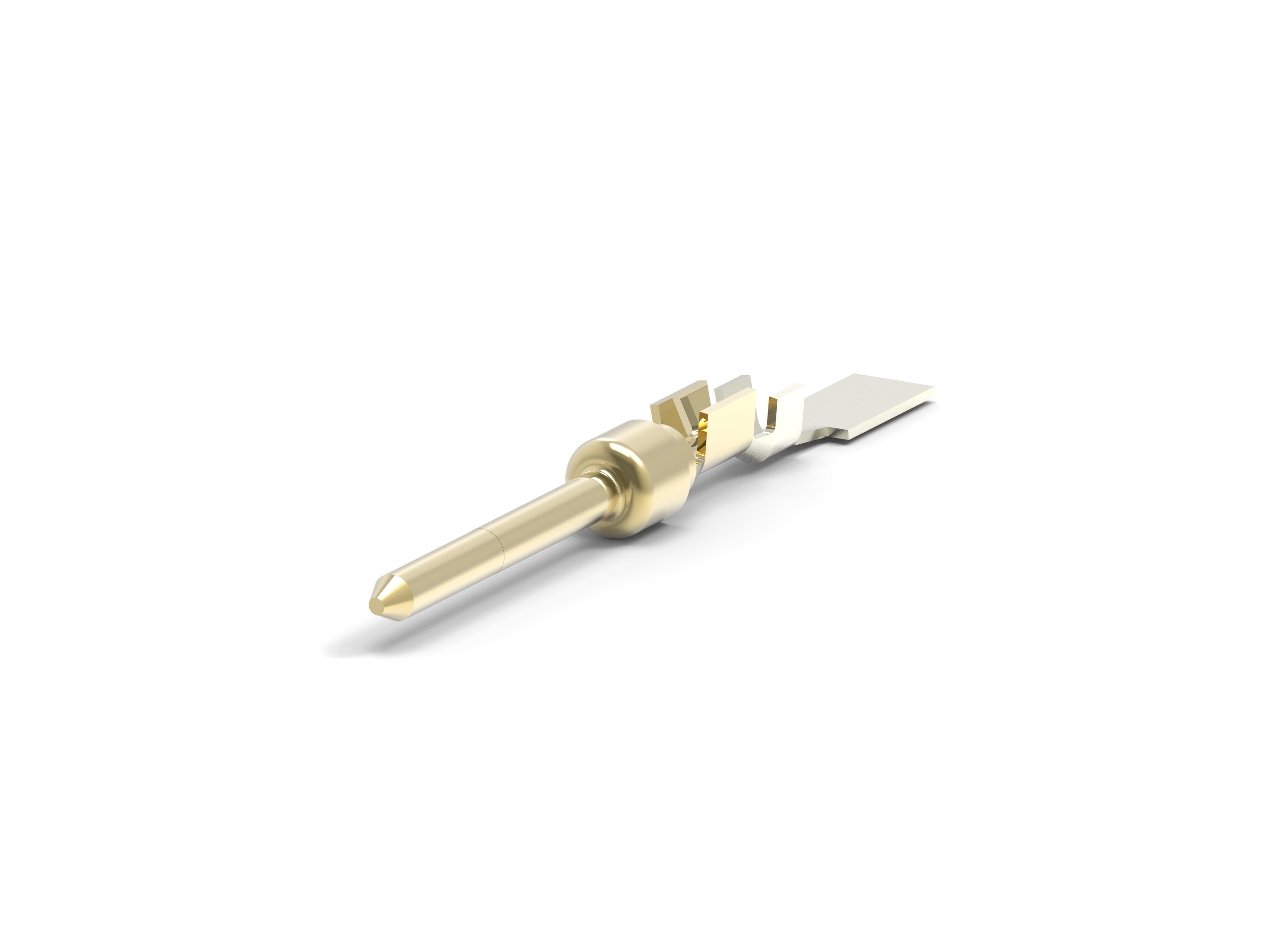 TE Connectivity, AMPLIMITE Series, Male Crimp D-Sub Connector Contact, Gold Pin 24 AWG