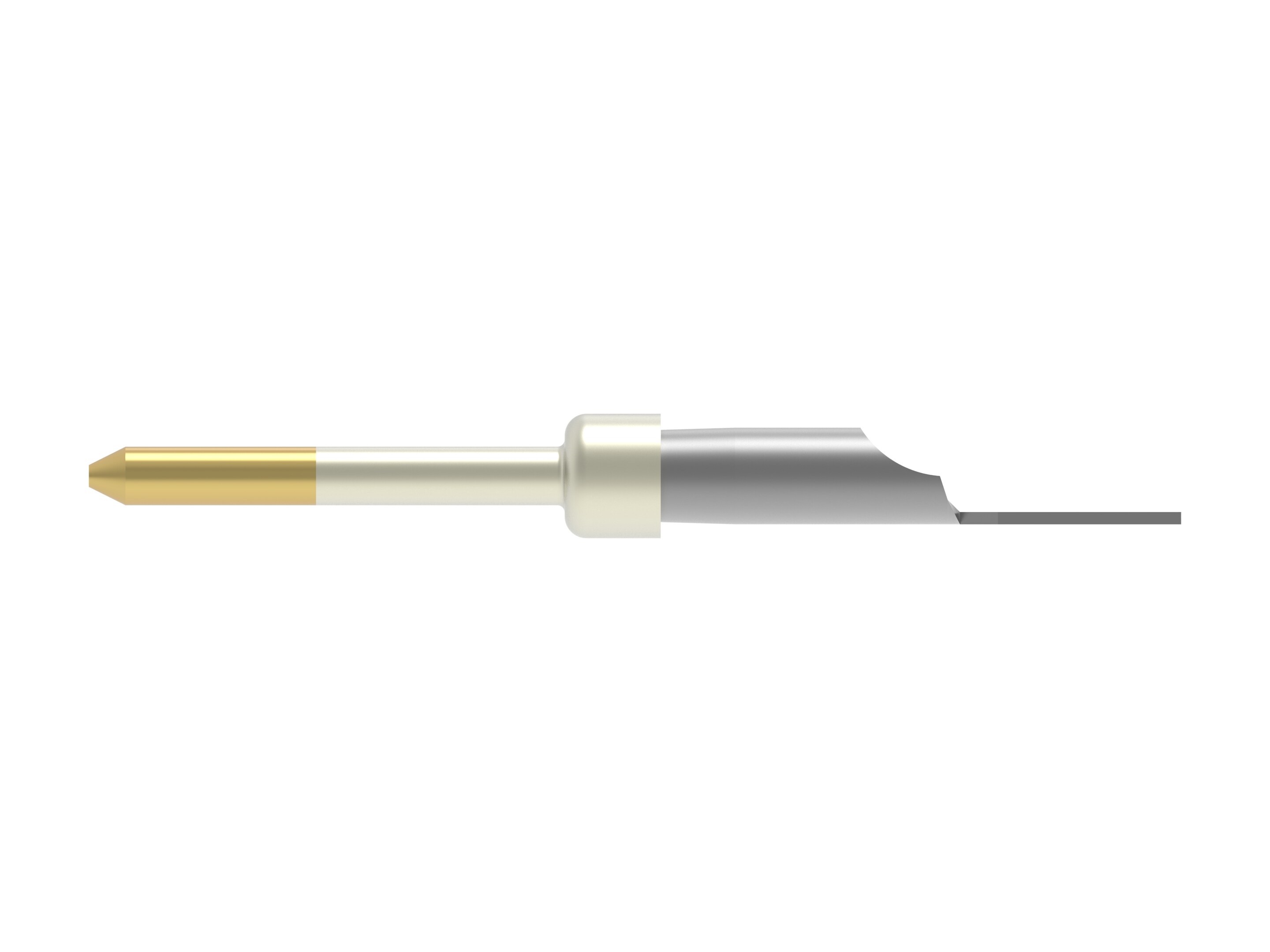 66570-2 TE Connectivity, AMPLIMITE Series, Male Solder D-Sub Connector Contact, Gold Pin 17 AWG