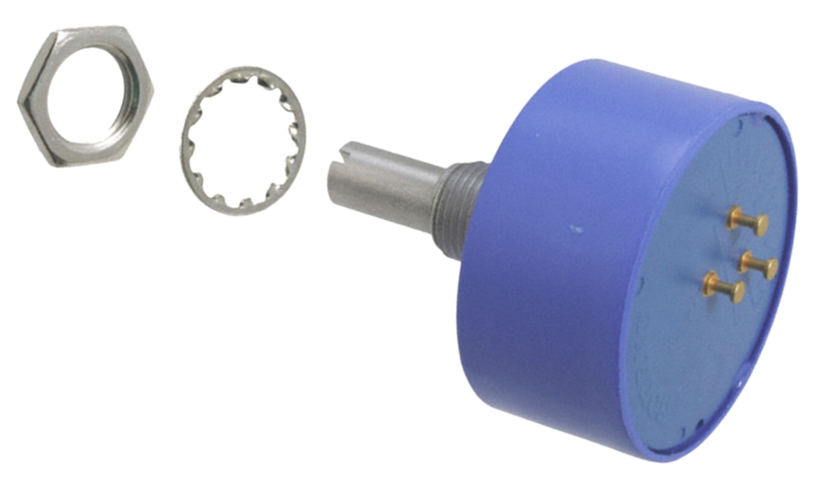 Bourns 6657 1 kΩ Rotary Potentiometer 1-Gang Bush, 6657S-1-102