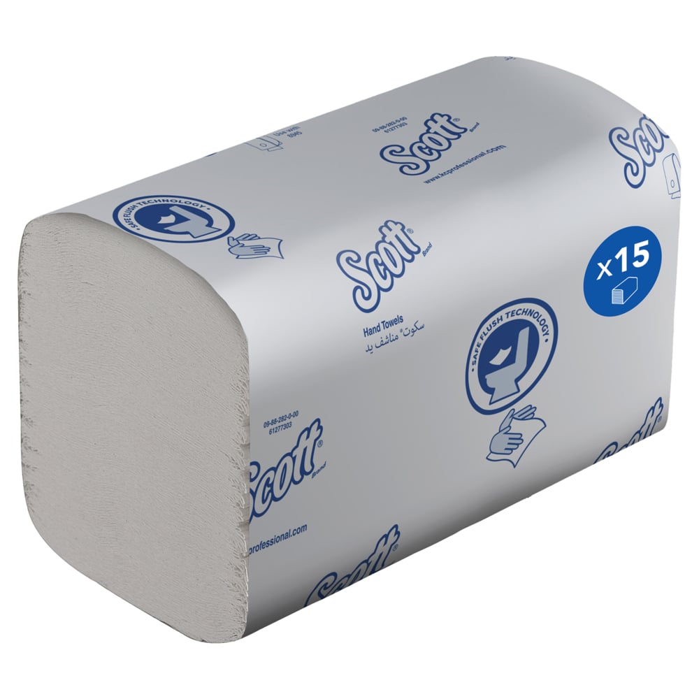 6659 SCOTT Scott® Control™ () Folded Hand Towels, 212 x 106 mm, 1 Ply, 3180 Sheets