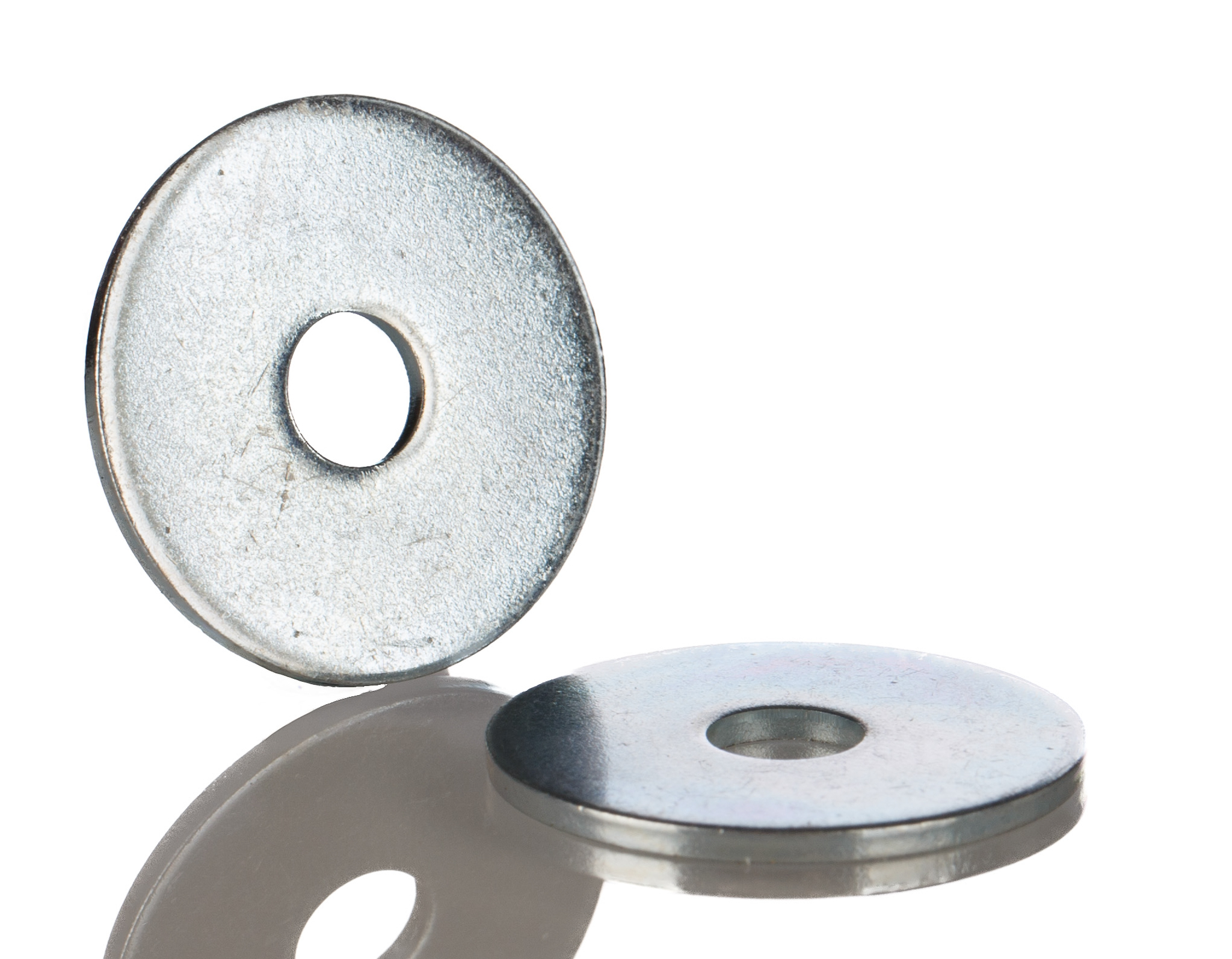 RS PRO Steel Bright Zinc Washers, M6