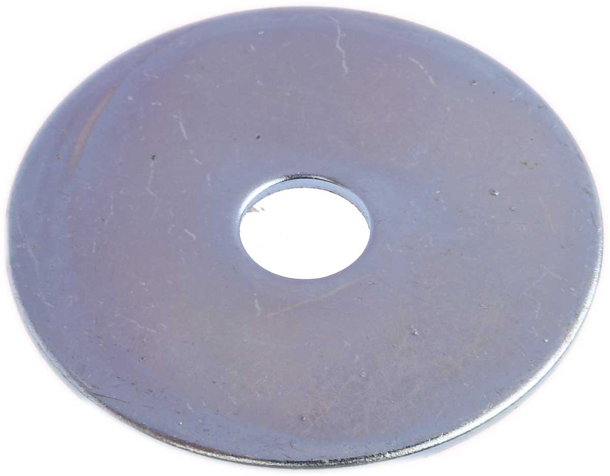 RS PRO Steel Bright Zinc Washers, M8