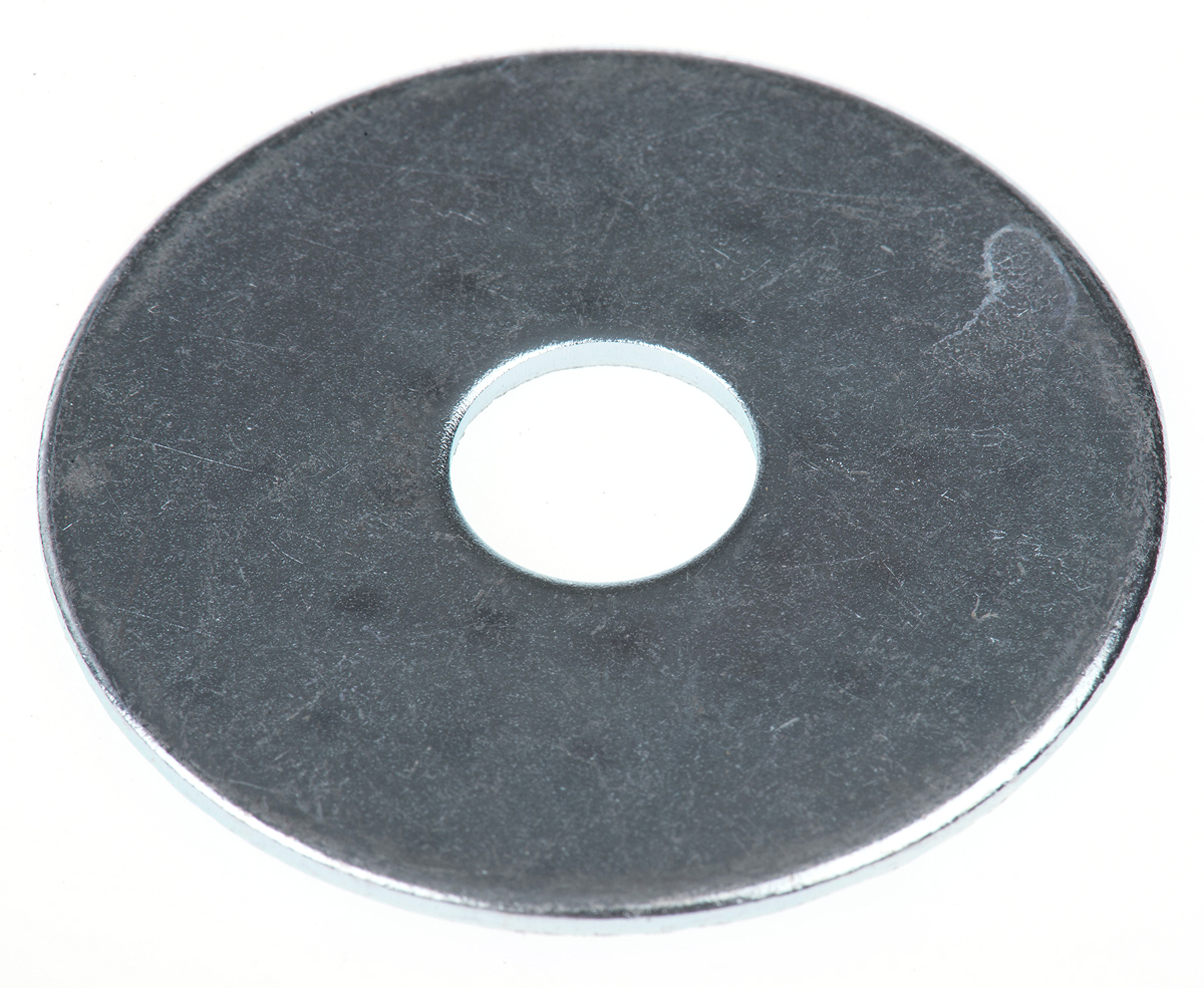 RS PRO Steel Bright Zinc Washers, M10