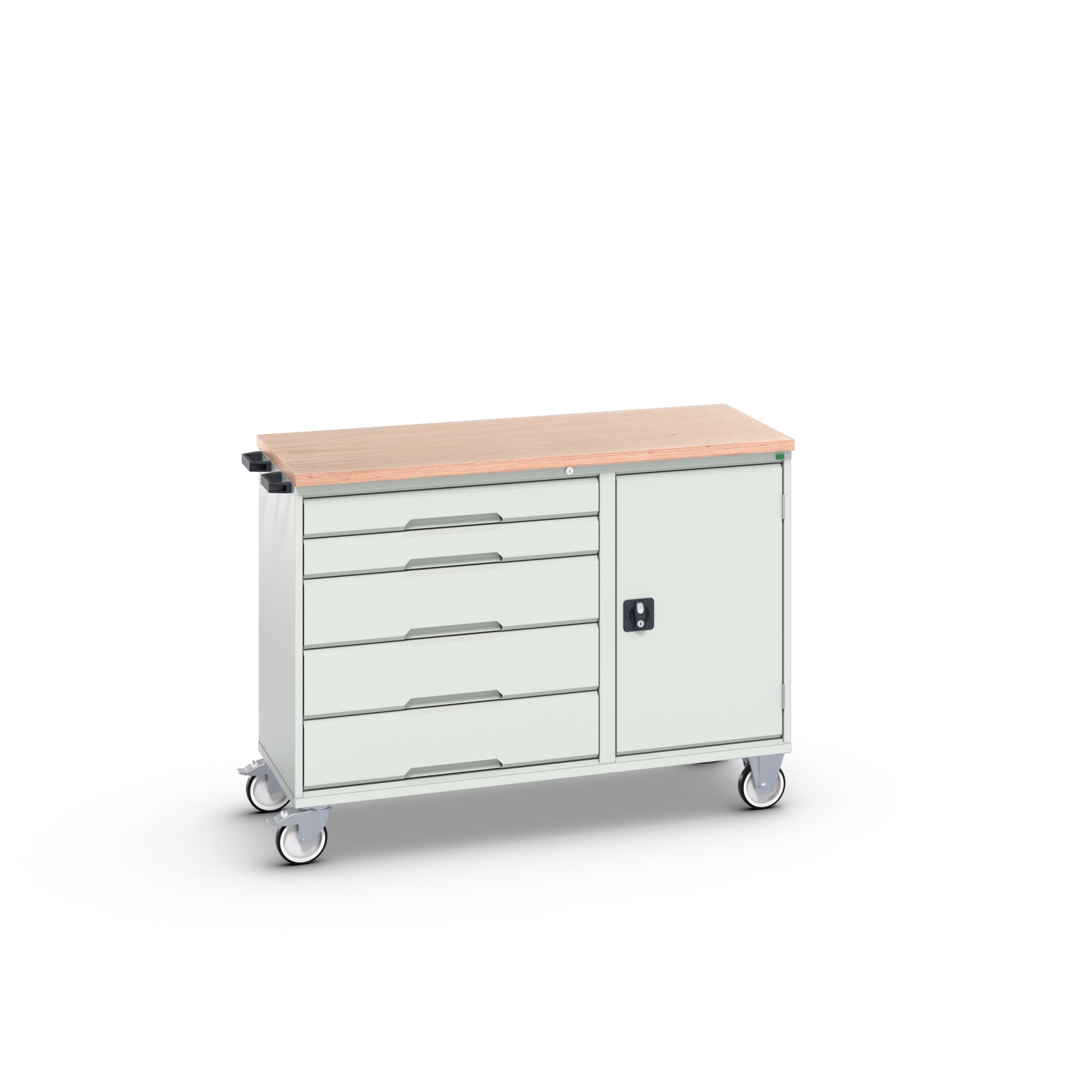 Bott Steel Trolley Trolley, 1300 x 600 x 980mm, 200kg Load