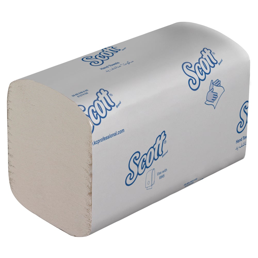 6669 SCOTT Scott® Control™ () Folded Hand Towels, 318 x 106 mm, 1, 3600 Sheets