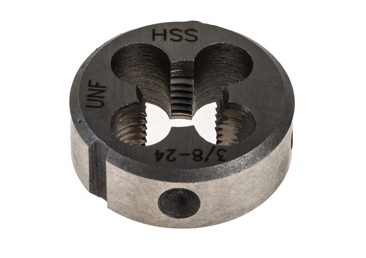 RS PRO Threading Die 3/8-24UNF, 25.4 mm OD