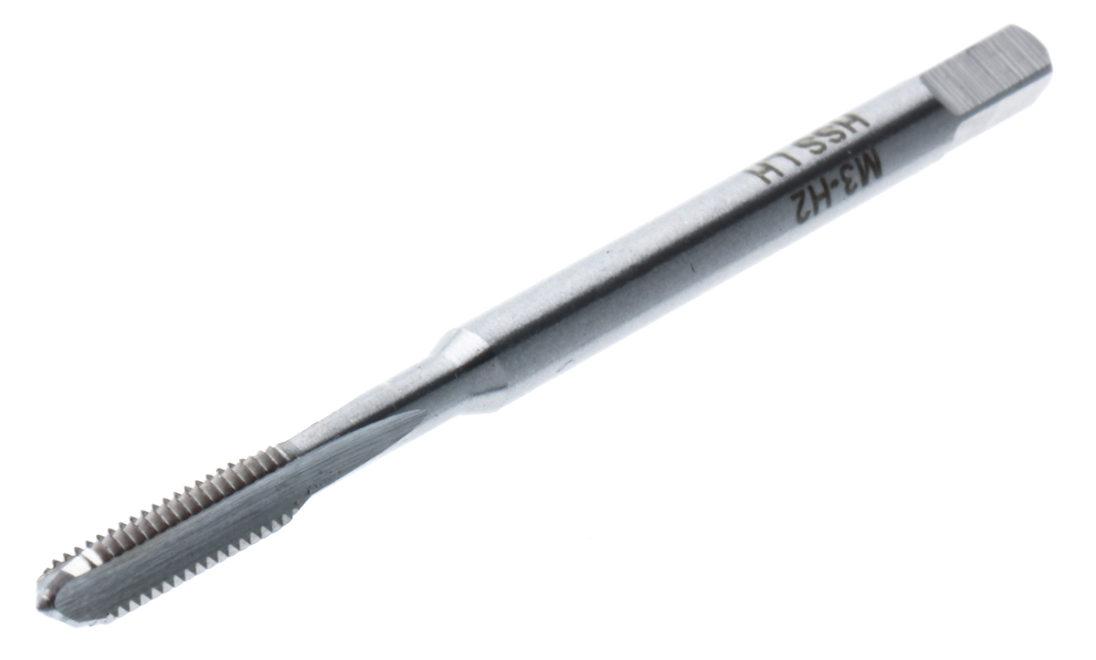 RS PRO Threading Tap, M3 Thread, Metric Standard, Hand Tap