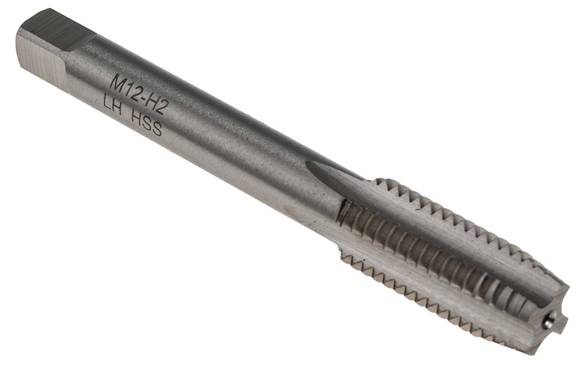 668-1084 RS PRO Threading Tap, M12 Thread, Metric Standard, Hand Tap