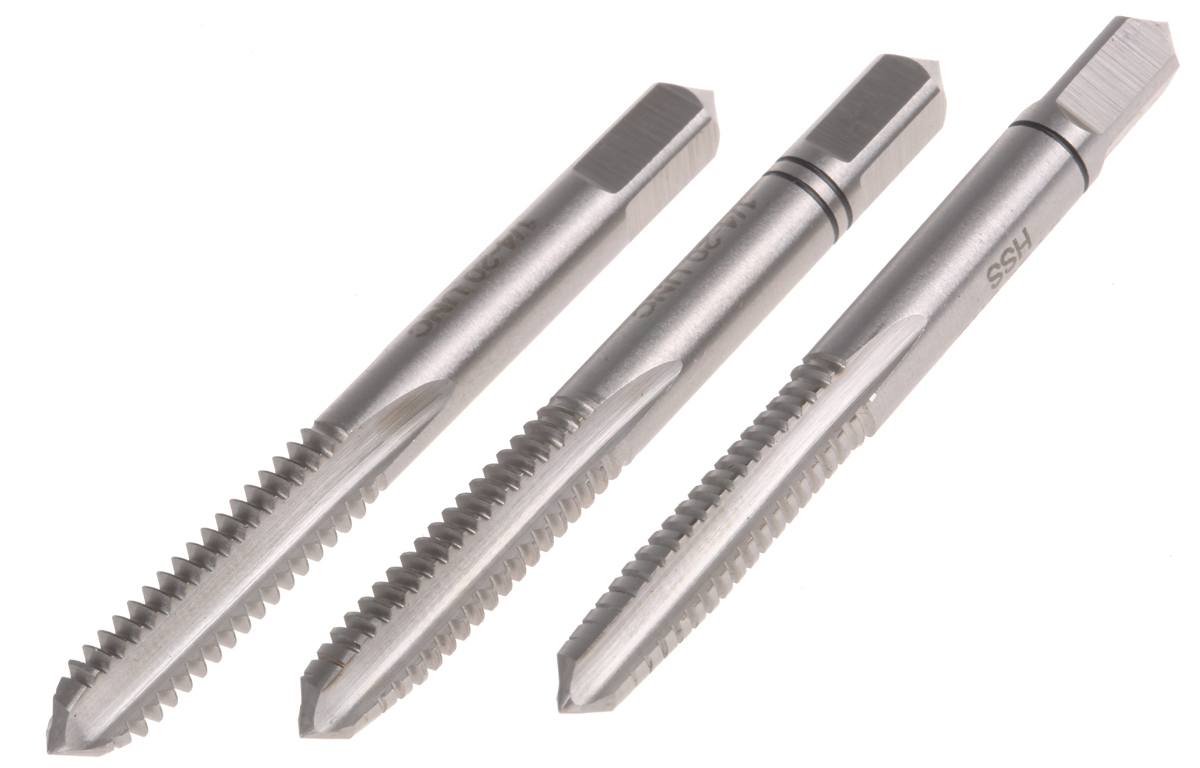 RS PRO Threading Tap, 1/4 To 20UNC Thread, UNC Standard, Hand Tap