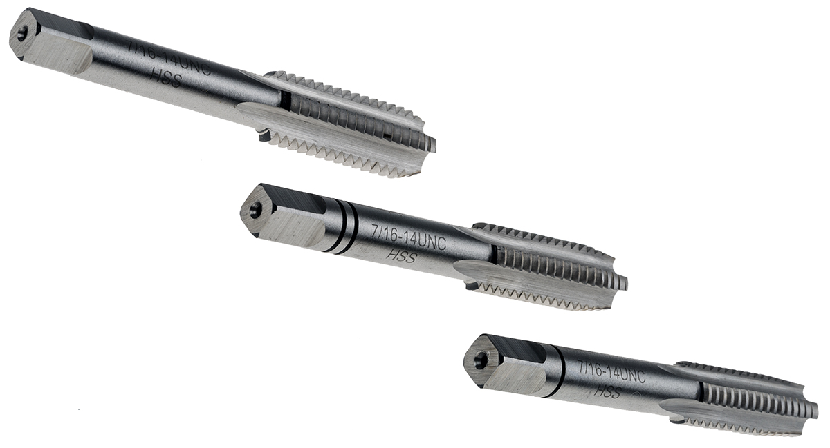 668-1107 RS PRO Threading Tap, 7/16 to 14 UNC Thread, UNC Standard, Hand Tap